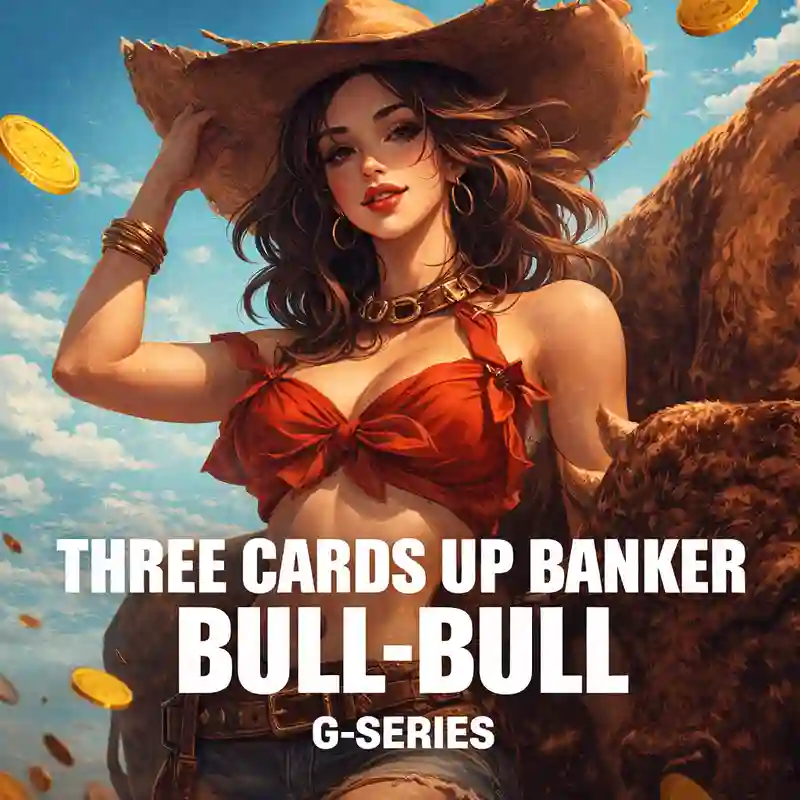 Tatlong Kard sa Itaas ng Tagapondo ng Bull Bull Game Cover